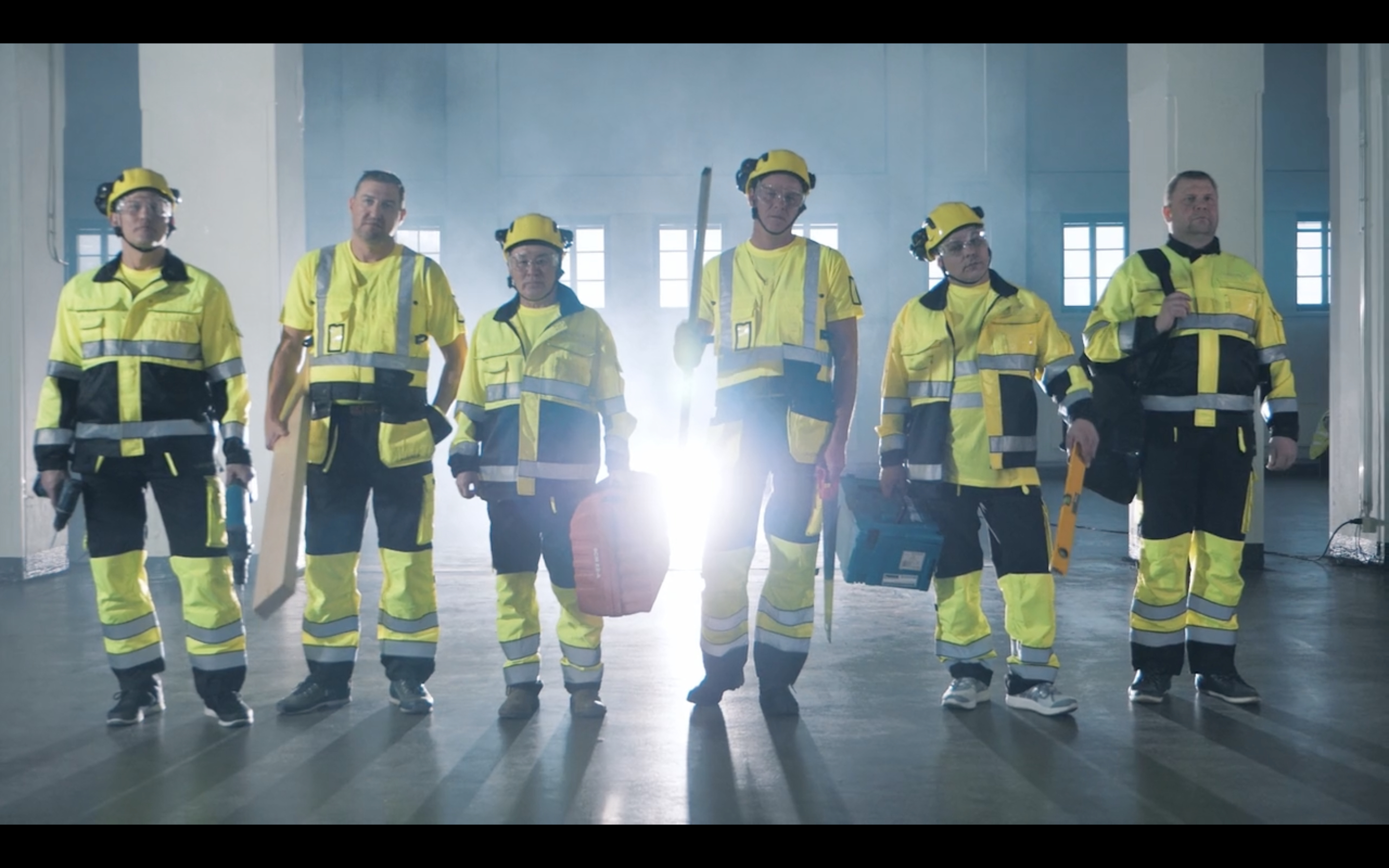 Betona elementu ražošanas darbinieki, Somija